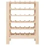 Solid pine wood bottle rack 65x29x112 cm by vidaXL, Wine racks - Ref: Foro24-822556, Price: 52,47 €, Discount: %