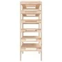 Botellero madera maciza de pino 65x29x112 cm de vidaXL, Botelleros - Ref: Foro24-822556, Precio: 52,47 €, Descuento: %