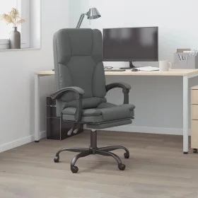 Dark Gray Fabric Massage Reclining Office Chair by vidaXL, Office chairs - Ref: Foro24-349676, Price: 143,23 €, Discount: %