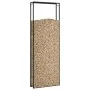 Leñero de acero negro mate 110x28x312 cm de vidaXL, Bolsas y soportes de leña - Ref: Foro24-350312, Precio: 69,25 €, Descuent...