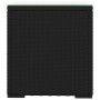 Mesa auxiliar ratán PE y vidrio templado negro 40x37x40,5 cm de vidaXL, Mesas auxiliares - Ref: Foro24-319388, Precio: 58,46 ...