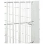 Jaula para conejos 6 paneles hierro galvanizado 54x100 cm de vidaXL, Jaulas y habitáculos para animales pequeños - Ref: Foro2...