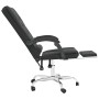 Silla de oficina reclinable masaje cuero sintético negro de vidaXL, Sillas de oficina - Ref: Foro24-349667, Precio: 120,77 €,...