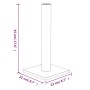 Poste rascador para gatos gris claro 22x22x45 cm de vidaXL, Mobiliario para gatos - Ref: Foro24-171676, Precio: 21,90 €, Desc...