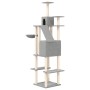 Rascador para gatos con postes de sisal gris claro 201 cm de vidaXL, Mobiliario para gatos - Ref: Foro24-171643, Precio: 95,4...