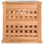 Mesitas de noche 2 uds madera maciza de nogal 34x34x34 cm de vidaXL, Mesitas de noche - Ref: Foro24-350346, Precio: 67,97 €, ...