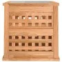 Mesitas de noche 2 uds madera maciza de nogal 34x34x34 cm de vidaXL, Mesitas de noche - Ref: Foro24-350346, Precio: 67,32 €, ...