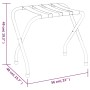 Soporte para maletas negro 56x40x49 cm de vidaXL, Portaequipajes y soportes para maletas - Ref: Foro24-153077, Precio: 50,59 ...