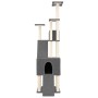 Rascador para gatos con postes de sisal gris oscuro 190 cm de vidaXL, Mobiliario para gatos - Ref: Foro24-171650, Precio: 122...