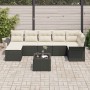 Conjunto de sofá de jardín 8 pcs Negro ratán sintético en Sofás de exterior | Comprar online en Foru.es