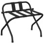 Soporte para maletas con respaldo negro 56x39x52 cm de vidaXL, Portaequipajes y soportes para maletas - Ref: Foro24-153075, P...