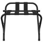 Soporte para maletas con respaldo negro 56x39x52 cm de vidaXL, Portaequipajes y soportes para maletas - Ref: Foro24-153075, P...