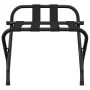 Soporte para maletas con respaldo negro 56x39x52 cm de vidaXL, Portaequipajes y soportes para maletas - Ref: Foro24-153075, P...