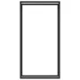 Leñero de acero negro mate 80x28x154 cm de vidaXL, Bolsas y soportes de leña - Ref: Foro24-350308, Precio: 45,68 €, Descuento: %