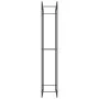 Leñero de acero negro mate 80x28x154 cm de vidaXL, Bolsas y soportes de leña - Ref: Foro24-350308, Precio: 45,68 €, Descuento: %