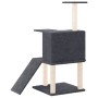 Rascador para gatos con postes de sisal gris oscuro 109 cm de vidaXL, Mobiliario para gatos - Ref: Foro24-171671, Precio: 41,...