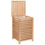 Cesto para la ropa madera maciza de nogal 45x45x65 cm de vidaXL, Cestas para ropa - Ref: Foro24-350353, Precio: 76,27 €, Desc...