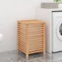Cesto para la ropa madera maciza de nogal 45x45x65 cm de vidaXL, Cestas para ropa - Ref: Foro24-350353, Precio: 76,27 €, Desc...