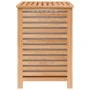 Cesto para la ropa madera maciza de nogal 45x45x65 cm de vidaXL, Cestas para ropa - Ref: Foro24-350353, Precio: 76,27 €, Desc...