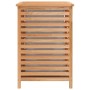 Cesto para la ropa madera maciza de nogal 45x45x65 cm de vidaXL, Cestas para ropa - Ref: Foro24-350353, Precio: 74,68 €, Desc...
