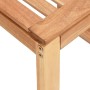 Taburete de baño madera maciza nogal 40x30x46 cm de vidaXL, Asientos y bancos para duchas - Ref: Foro24-350344, Precio: 39,89...