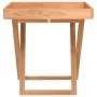 Mesa bandeja plegable madera maciza nogal 52x36x56,5 cm de vidaXL, Bandejas - Ref: Foro24-350349, Precio: 60,42 €, Descuento: %