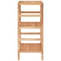 Estante de baño madera maciza nogal 35,5x35,5x79 cm de vidaXL, Librerías y estanterías - Ref: Foro24-350363, Precio: 57,09 €,...
