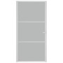 Puerta interior de vidrio y aluminio blanco mate 102,5x201,5 cm de vidaXL, Puertas para el hogar - Ref: Foro24-350579, Precio...