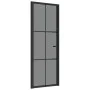 Innentür EGS-Glas und schwarzes Aluminium 76x201,5 cm von vidaXL, Türen für zu Hause - Ref: Foro24-350564, Preis: 213,75 €, R...
