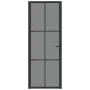 Innentür EGS-Glas und schwarzes Aluminium 76x201,5 cm von vidaXL, Türen für zu Hause - Ref: Foro24-350564, Preis: 213,75 €, R...