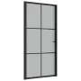 Innentür aus mattschwarzem Glas und Aluminium, 102,5 x 201,5 cm von vidaXL, Türen für zu Hause - Ref: Foro24-350559, Preis: 1...