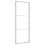Puerta interior vidrio EGS y aluminio blanco 83x201,5 cm de vidaXL, Puertas para el hogar - Ref: Foro24-350569, Precio: 231,7...