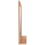 Espejo de pared madera maciza nogal 55x55 cm de vidaXL, Espejos - Ref: Foro24-350358, Precio: 47,26 €, Descuento: %