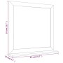 Espejo de pared madera maciza nogal 55x55 cm de vidaXL, Espejos - Ref: Foro24-350358, Precio: 50,30 €, Descuento: %