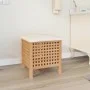 Taburete de baño madera maciza nogal 48x47,5x52 cm de vidaXL, Cestas para ropa - Ref: Foro24-350350, Precio: 82,98 €, Descuen...