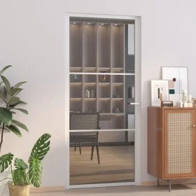Interior door EGS glass and white aluminum 93x201.5 cm by vidaXL, Doors for the home - Ref: Foro24-350586, Price: 171,19 €, D...