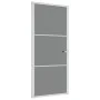 Puerta interior vidrio EGS y aluminio blanco 93x201,5 cm de vidaXL, Puertas para el hogar - Ref: Foro24-350586, Precio: 171,1...