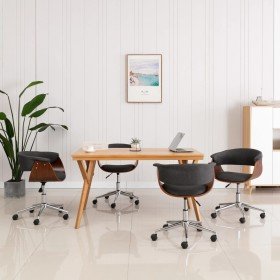 Sillas de comedor giratorias 4 uds tela gris en Sillas de comedor | Comprar online en Foru.es