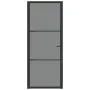 Innentür EGS-Glas und schwarzes Aluminium 83x201,5 cm von vidaXL, Türen für zu Hause - Ref: Foro24-350561, Preis: 354,70 €, R...