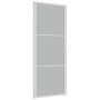 Puerta interior de vidrio y aluminio blanco mate 83x201,5 cm de vidaXL, Puertas para el hogar - Ref: Foro24-350577, Precio: 2...