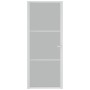 Puerta interior de vidrio y aluminio blanco mate 83x201,5 cm de vidaXL, Puertas para el hogar - Ref: Foro24-350577, Precio: 2...