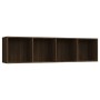 Estantería/mueble de TV madera roble marrón 143x30x36 cm de vidaXL, Estantes y estanterías - Ref: Foro24-815272, Precio: 72,1...