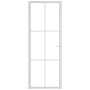 Puerta interior vidrio EGS y aluminio blanco 76x201,5 cm de vidaXL, Puertas para el hogar - Ref: Foro24-350572, Precio: 198,3...