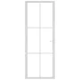Puerta interior vidrio EGS y aluminio blanco 76x201,5 cm by vidaXL, Doors for the home - Ref: Foro24-350572, Price: 195,22 €,...