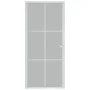 Innentür aus mattweißem Glas und Aluminium, 93 x 201,5 cm von vidaXL, Türen für zu Hause - Ref: Foro24-350582, Preis: 189,40 ...