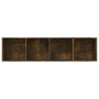 Estantería/mueble de TV madera roble ahumado 143x30x36 cm de vidaXL, Estantes y estanterías - Ref: Foro24-815270, Precio: 67,...