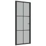 Innentür aus mattschwarzem Glas und Aluminium 83x201,5 cm von vidaXL, Türen für zu Hause - Ref: Foro24-350557, Preis: 243,89 ...