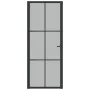 Innentür aus mattschwarzem Glas und Aluminium 83x201,5 cm von vidaXL, Türen für zu Hause - Ref: Foro24-350557, Preis: 243,89 ...