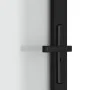 Innentür aus mattschwarzem Glas und Aluminium 83x201,5 cm von vidaXL, Türen für zu Hause - Ref: Foro24-350557, Preis: 243,89 ...
