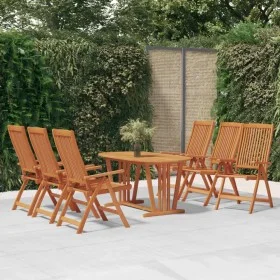 Sillas de jardín plegables 6 uds madera maciza de eucalipto de vidaXL, Sillas de jardín - Ref: Foro24-3087345, Precio: 428,13...